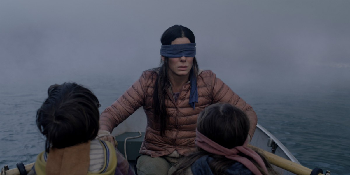 Sandra Bullock in Bird Box/Netflix