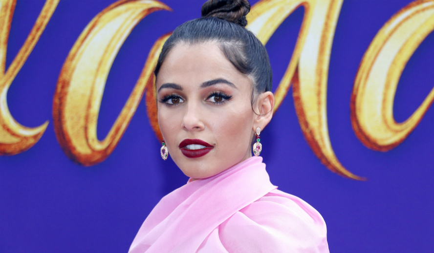 Jasmine aka Naomi Scott at the Los Angeles Premiere of Aladdin with Mena Massoud and Will Smith