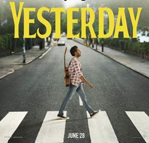 Himesh Patel as Jack Malik in Danny Boyle's Yesterday which is a tribute to The Beatles with Lily James, Kate McKinnon and Ed Sheeran in tow Abbey Road Poster 2