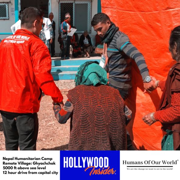 Hollywood Insider & Humans Of Our World Nepal Campaign Remember Forgotten Remote Villages Earthquake Victims And Donate Supported By Dame Judi Dench And Joanna Lumley OBE (1)