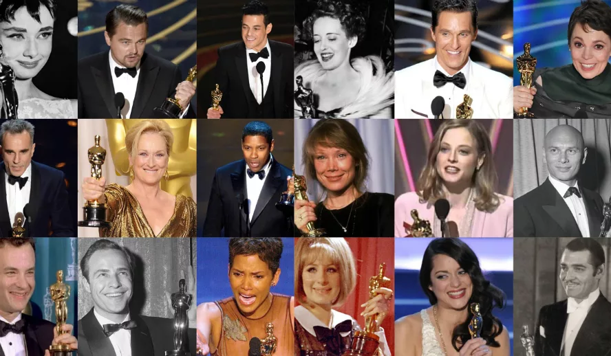 Hollywood Insider Oscars Academy Awards Best Actor Best Actress Winners Speeches 1929 to 2019 Rami Malek Olivia Colman Leonardo DiCaprio Daniel Day Lewis Marlon Brando Audrey Hepburn Denzel Washington Meryl Streep Tom Hanks