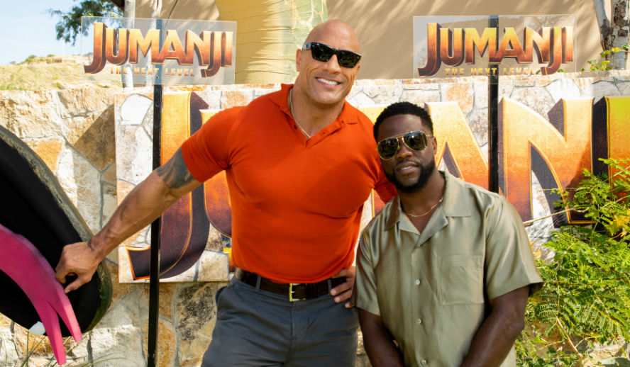 Hollyood Insider's Reactions From Stars Jumanji The Next Level Dwayne Johnson, Kevin Hart, Jack Black, Danny Glover, Danny Devito, Awkwafina, Jake Kasdan