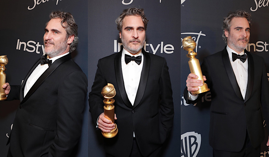 Hollywood Insider Golden Globes, Oscars, Bafta, Joaquin Phoenix, Joker, Best Actor, Ricky Gervais