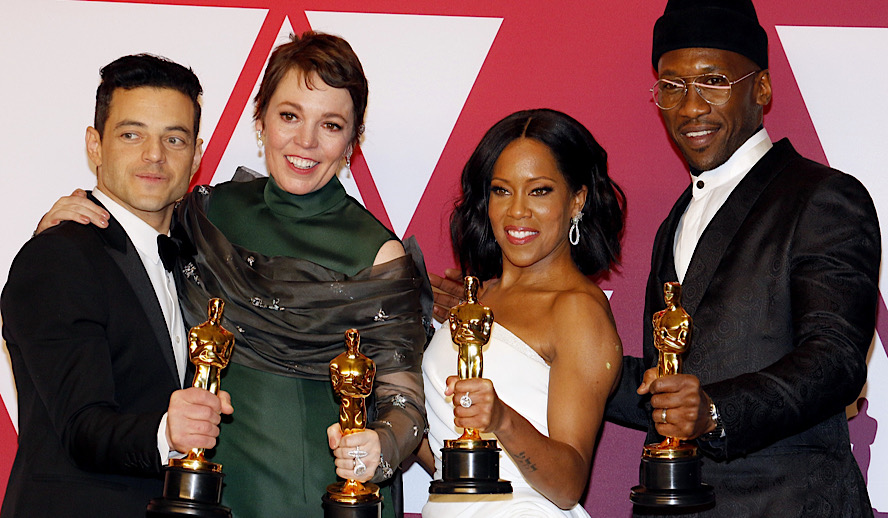 Hollywood Insider 91st Oscars 2019 winners Diversity Rami Malek, Olivia Colman