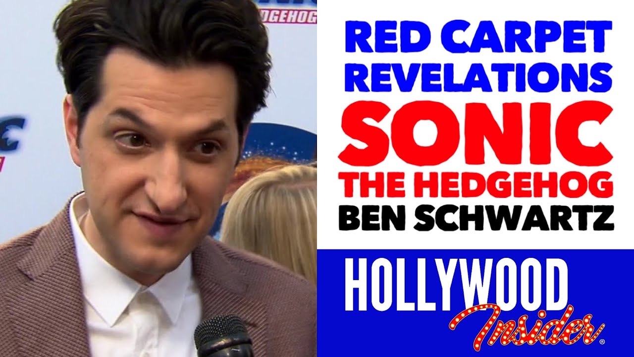 Hollywood Insider Red Carpet Sonic The Hedgehog Premiere Ben Schwartz