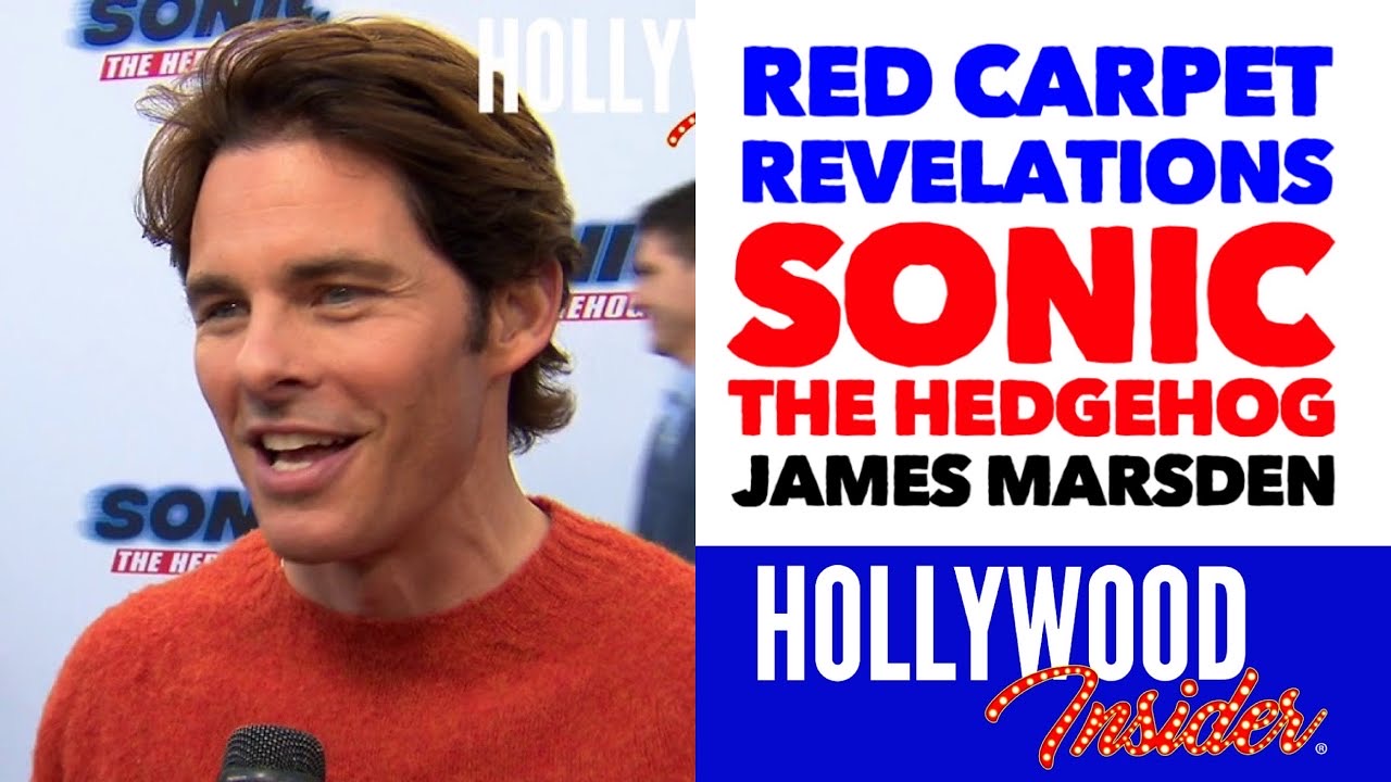 Hollywood Insider Red Carpet Sonic The Hedgehog Premiere James Marsden