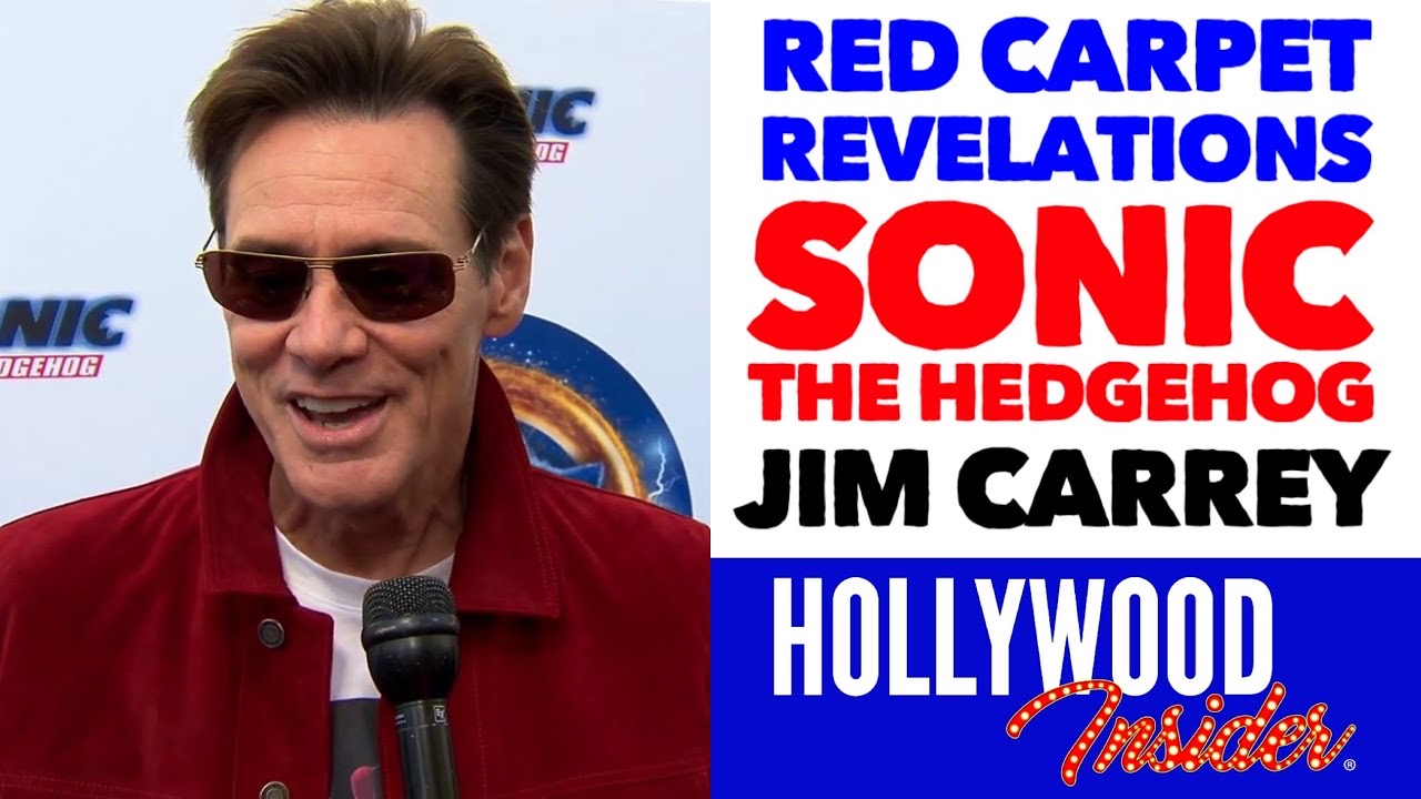 Hollywood Insider Red Carpet Sonic The Hedgehog Premiere Jim Carrey