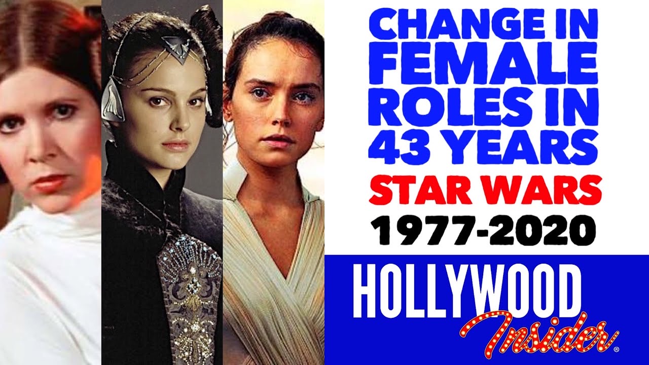 Hollywood Insider Star Wars Female Roles Daisy Ridley, Carrie Fisher, Natalie Portman