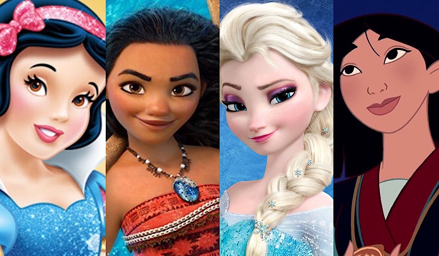 Hollywood Insider Disney Princess Snow White, Moana, Elsa Frozen, Mulan