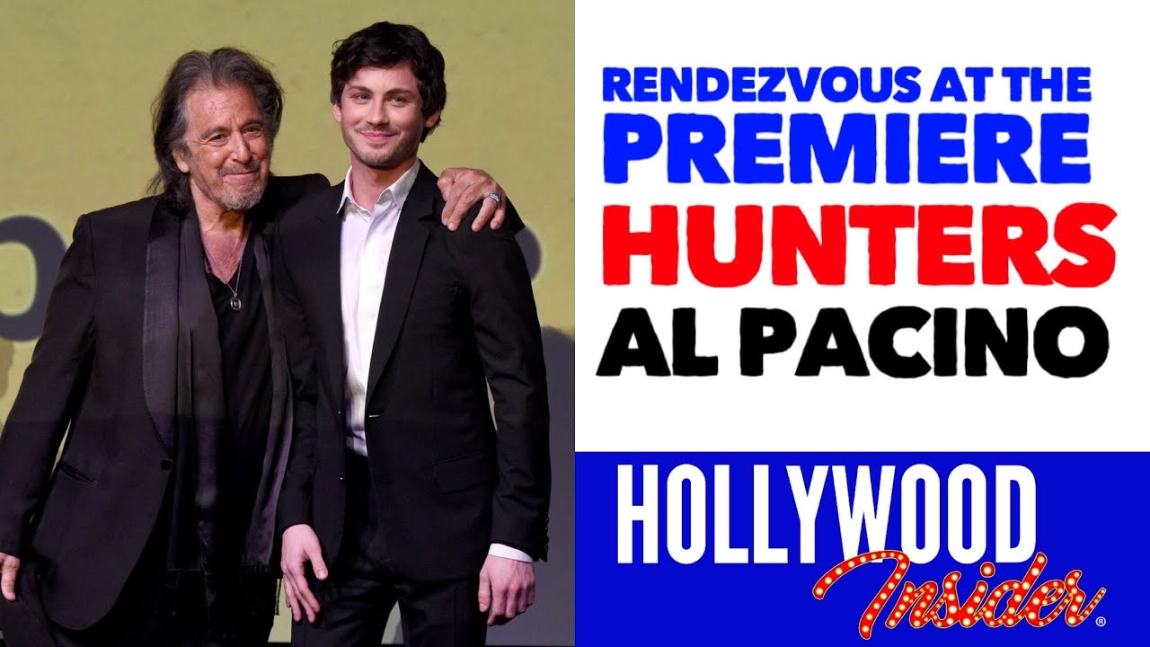 Hollywood Insider Rendezvous At The Premiere Hunters Al Pacino, Logan Lerman