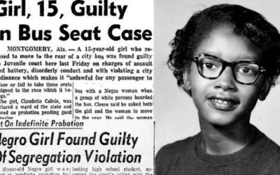 Unsung Heroes Series: We Refuse To Forget Claudette Colvin Aged 15, Whose Refusal To Stand Up Inspired Rosa Parks Protest