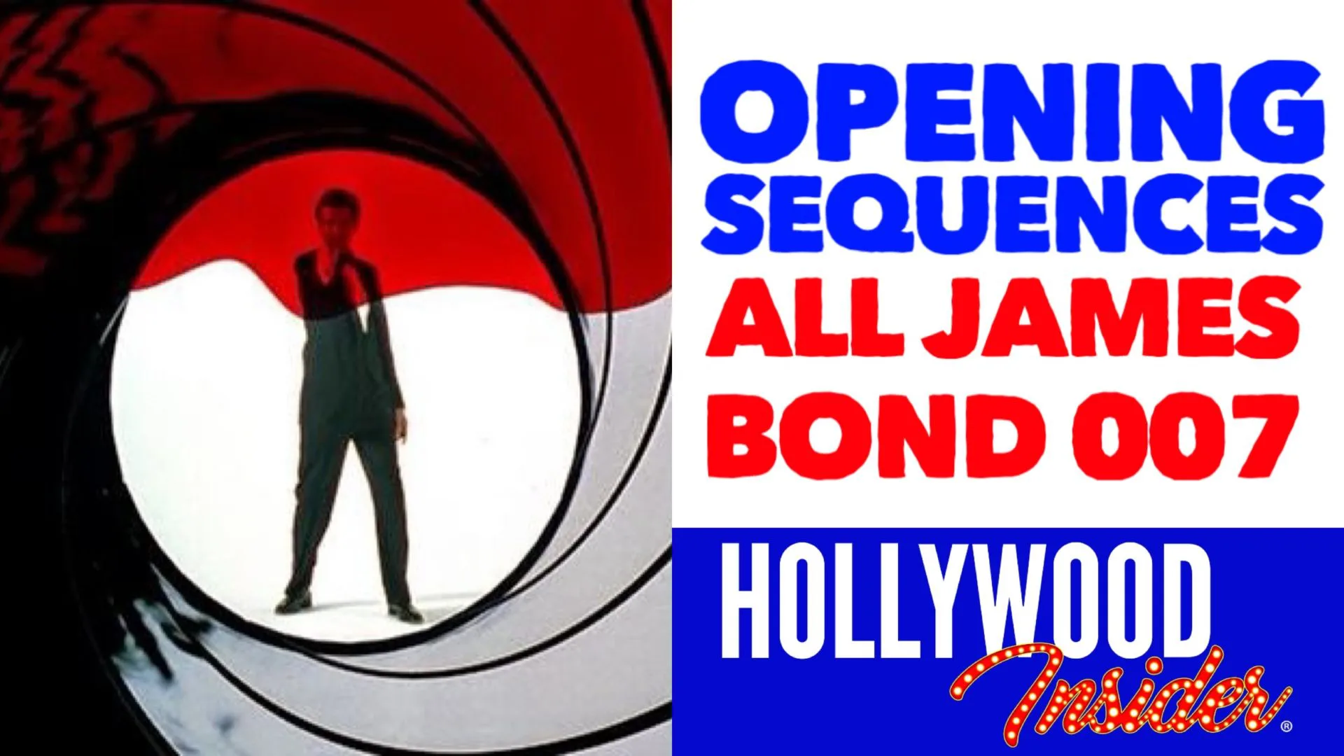 Hollywood Insider Video James Bond Opening Sequences