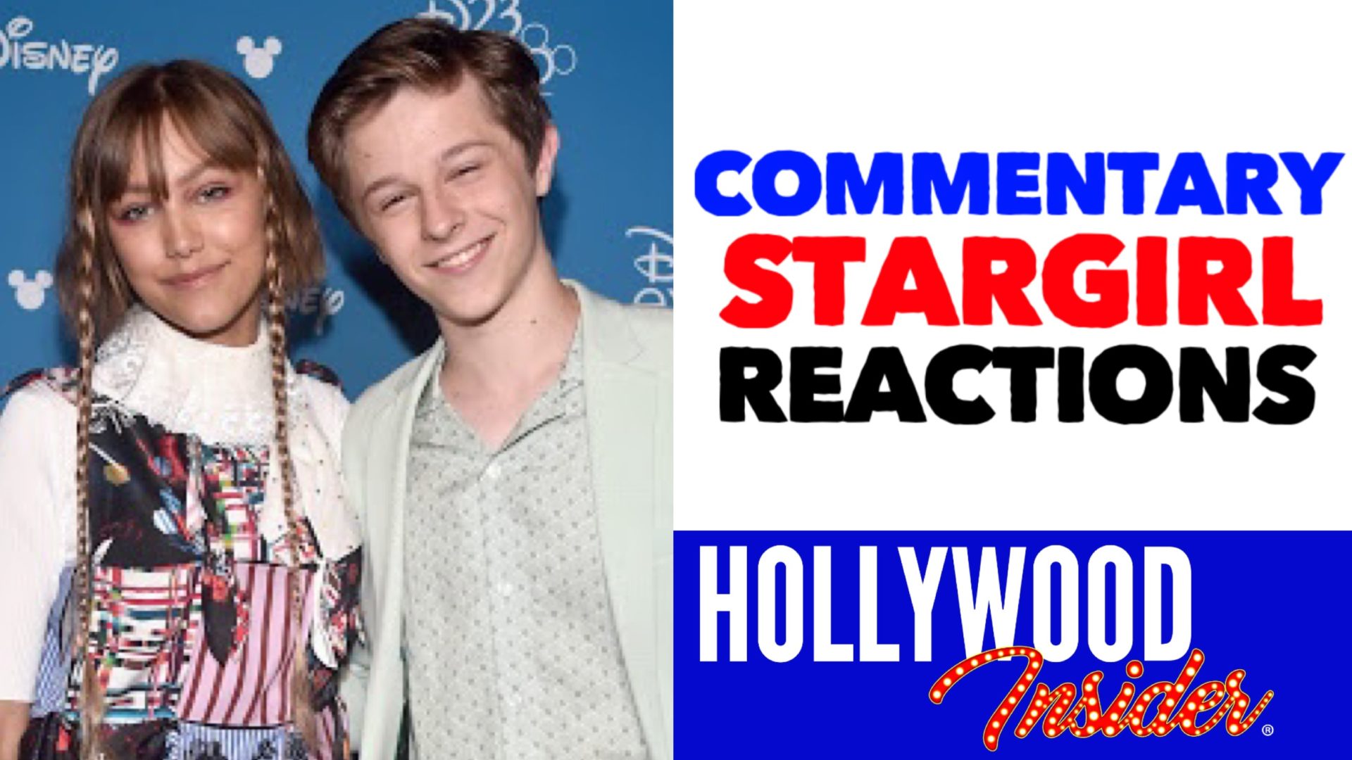 Hollywood Insider Videos Stargirl Commentary Disney, Grace Vanderwaal