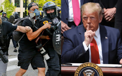Donald Trump Attacks Press Freedom, Cops Assault Journalists Bloody