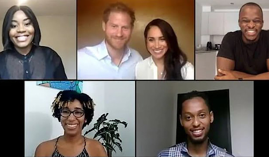 Hollywood Insider Prince Harry and Meghan Markle on Black Lives Matter