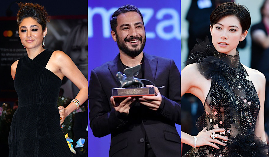 Hollywood Insider Venice Film Festival, Golshifteh Farahani, Navid Mohammadzadeh, Hikari Mori