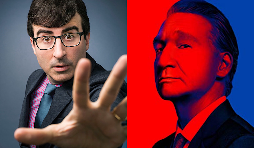 Hollywood Insider HBO Political Talk Show, John Oliver, Bill Maher