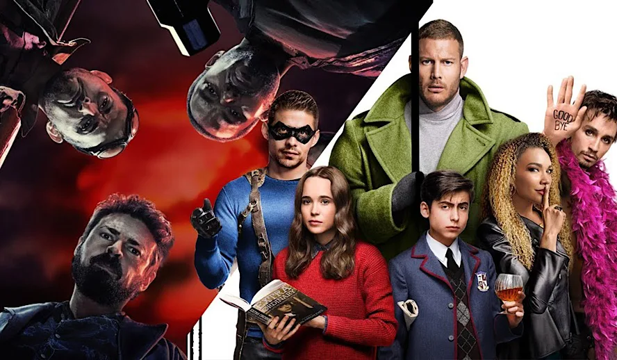 Hollywood Insider The Boys Series VS The Umbrella Academy, Superhero TV Shows