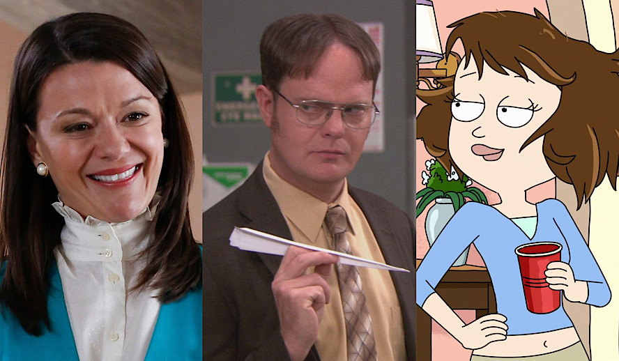 Hollywood Insider Side Characters, Dwight Schrute, Mindy St. Claire, Tammy Hollywood Insider Side Characters, Dwight Schrute, Mindy St. Claire, Tammy