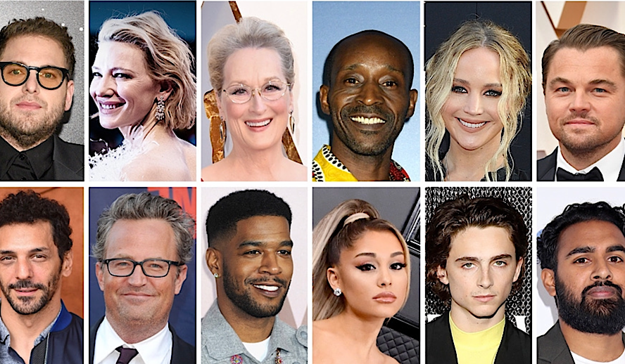 Hollywood Insider Don’t Look Up, Leonardo DiCaprio, Timothee Chalamet, Jennifer Lawrence, Ariana Grande, Meryl Streep