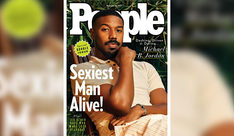 Hollywood Insider People Magazine Sexiest Man Alive, Michael B. Jordan, Black Men