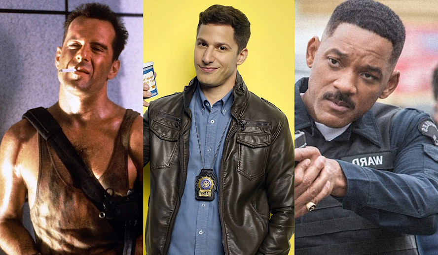 Hollywood Insider Police Stories, Die Hard, Brooklyn Nine-Nine, Bright Will Smith, Cop Movies