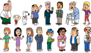 Hollywood Insider Family Guy Characters Top 10, Comedy Central