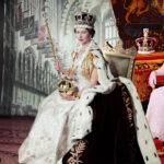 Hollywood Insider Queen Elizabeth II in Full Regalia Crown, The Royals, Best