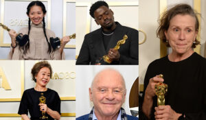 Hollywood Insider Oscars 2021 Winners, 93rd Academy Awards, Chloe Zhao, Nomadland, Anthony Hopkins, Frances McDormand, Daniel Kaluuya, Yuh-jung Youn
