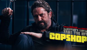 The Hollywood Insider Copshop Review, Gerard Butler, Frank Grillo