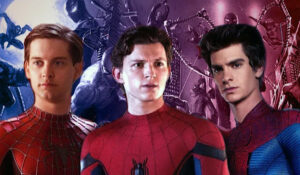 The Hollywood Insider Spider-verse, Spiderman, Tom Holland, Andrew Garfield, Tobey Maguire