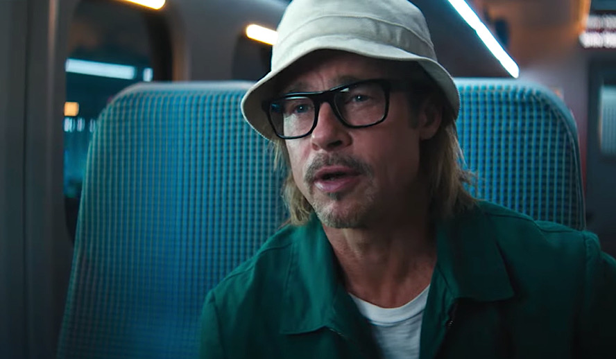 The Hollywood Insider Bullet Train Review, Brad Pitt