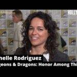 The Hollwyood Insider Video Michelle Rodriguez Interview At Comic Con for Dungeons and Dragons