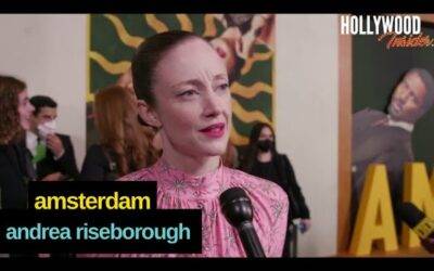 Video: Red Carpet Revelations with Andrea Riseborough | ‘Amsterdam’ Premiere