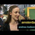 Video: Red Carpet Revelations with Andrea Riseborough| ‘Amsterdam’ Europe Premiere.