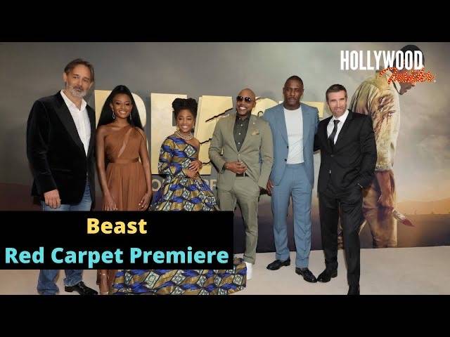 The Hollywood Insider Video Celebrities Arrivals at Red Carpet Premiere of 'Beast'