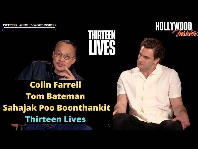 The Hollywood Insider Video Colin Farrell Tom Bateman Sahajak Poo Boonthankit Interview