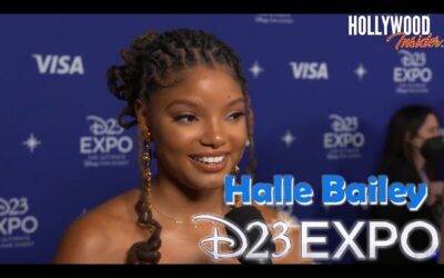 Video: Red Carpet Revelations | Halle Bailey on “The Little Mermaid” Reveal at D23 Expo