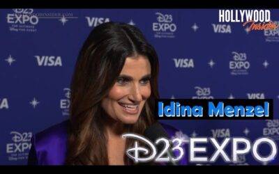 Video: Red Carpet Revelations | Idina Menzel on Disenchanted Premiere Reveal at D23 Expo 2022