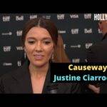 Video: Justine Ciarrocchi | Red Carpet Revelations at World Premiere of 'Causeway'