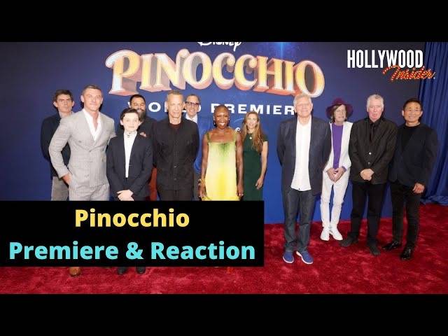 The Hollywood Insider Video 'Pinocchio' Premiere
