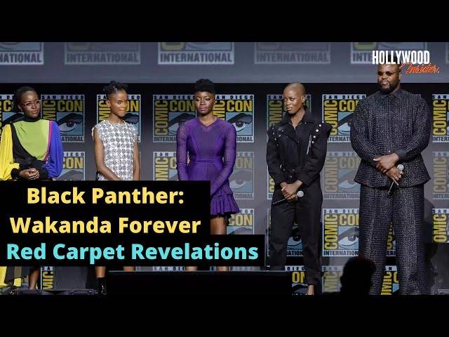 The Hollywood Insider Video Red Carpet Revelations Black Panther Wakanda Forever