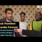 The Hollywood Insider Video Tenoch Huerta Letitia Wright Lupita Nyong'o Interview