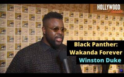 Video: Winston Duke | Red Carpet Revelations at Comic Con of ‘Black Panther: Wakanda Forever’