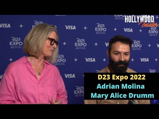 The Hollywood Insider Video Adrian Molina Mary Alice Drumm Interview