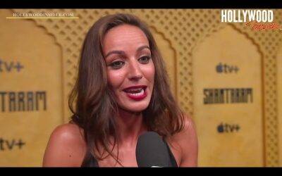Video: Red Carpet Revelations with Andrea Barron and Antonia Desplat at the Premiere of ‘Shantaram’
