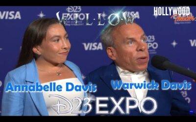 Video: Red Carpet Revelations | Annabelle Davis & Warwick Davis on ‘Willow’ Reveals at D23 Expo