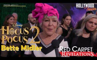 Video: Red Carpet Revelations | Bette Midler – ‘Hocus Pocus 2’