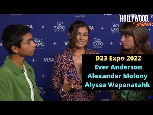 The Hollywood Insider Video Ever Anderson Alexander Molony Alyssa Wapanatahk Interview