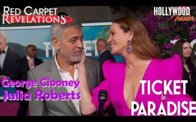 Video: Red Carpet Revelations | George Clooney and Julia Roberts – ‘Ticket To Paradise’ LA Premiere